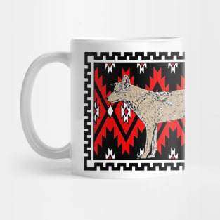 El Coyote SouthWestern Indian Motif Mug